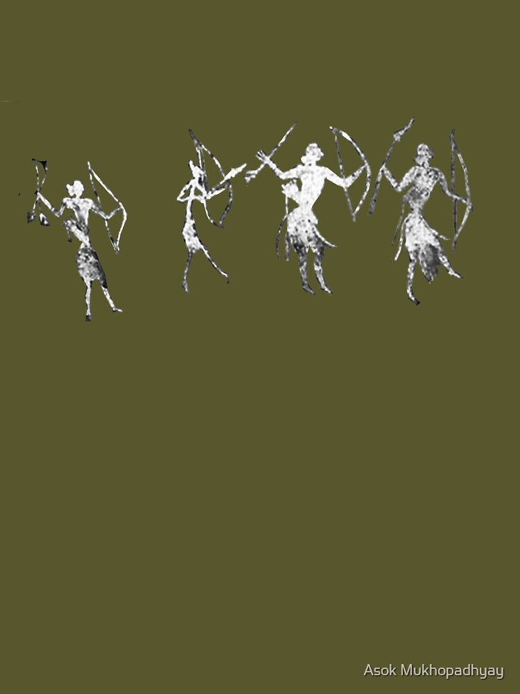 Hunter-Gatherers of Bhimbetka by Asok Mukhopadhyay