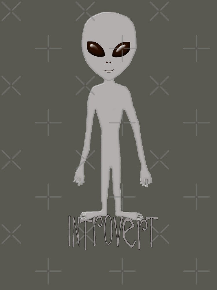 The Elusive Grey Alien is an Introvert by Amy Hadden