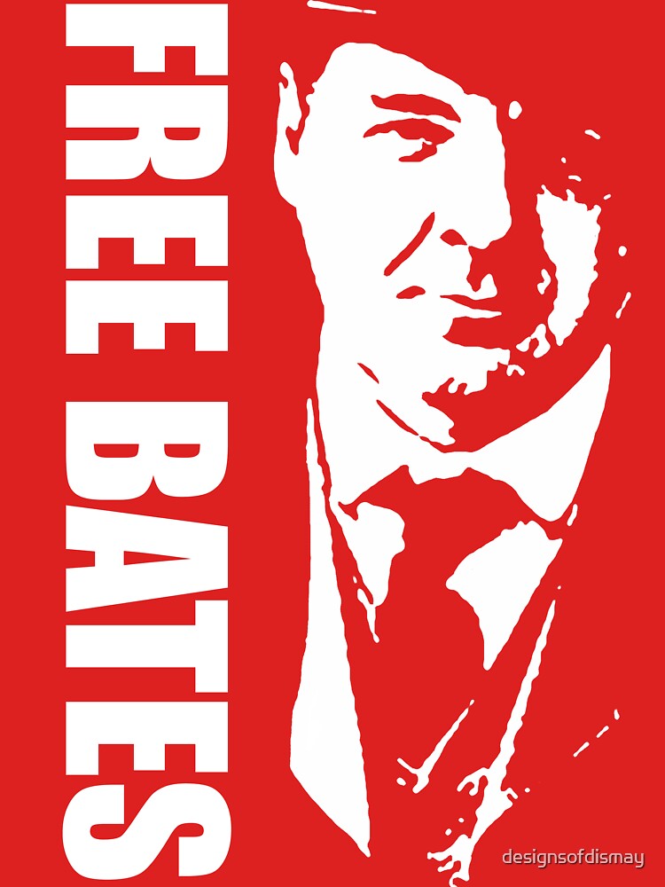 Free Bates White Stencil Design by designsofdismay