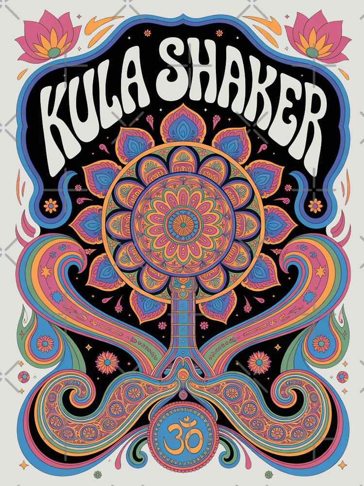 Kula Shaker Art Series Bohemian Psychedelic Rock Expression by Nordic Echo
