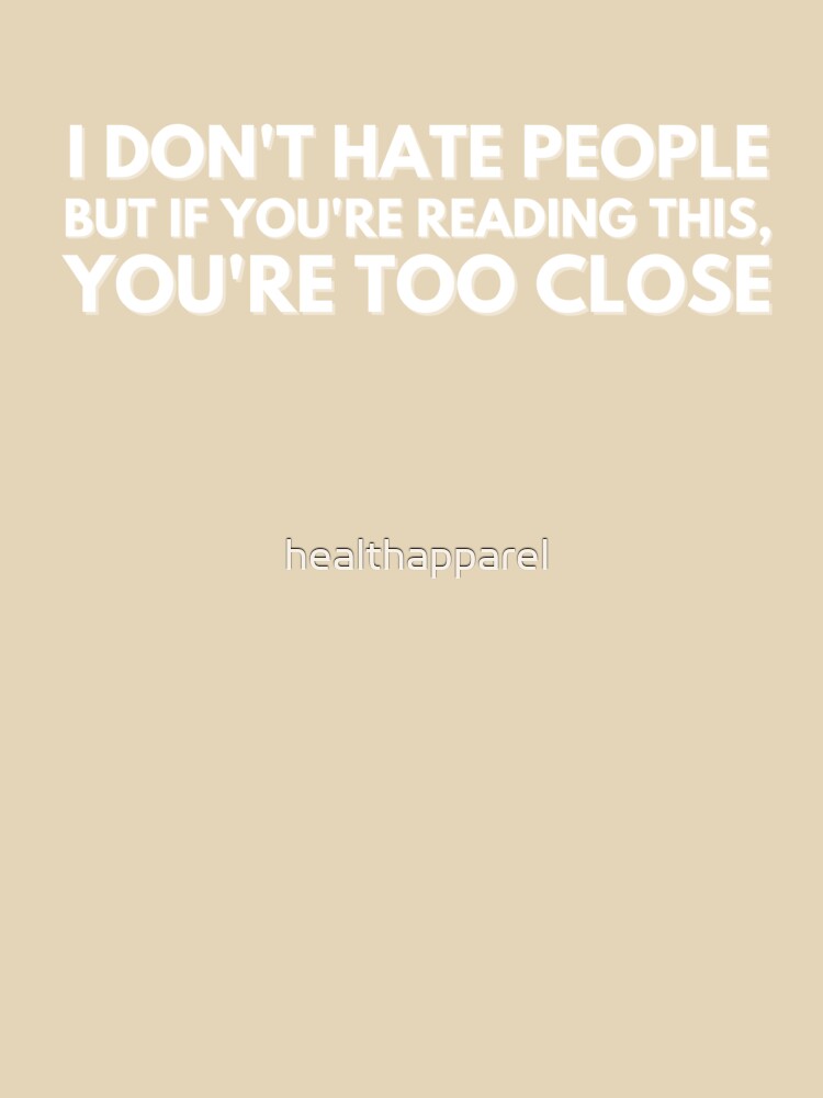 Introvert Humor by healthapparel