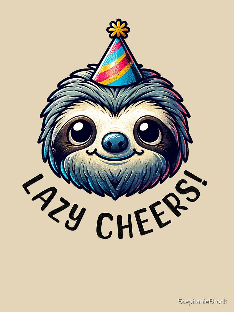 Sloth Lazy Cheers by StephanieBrock