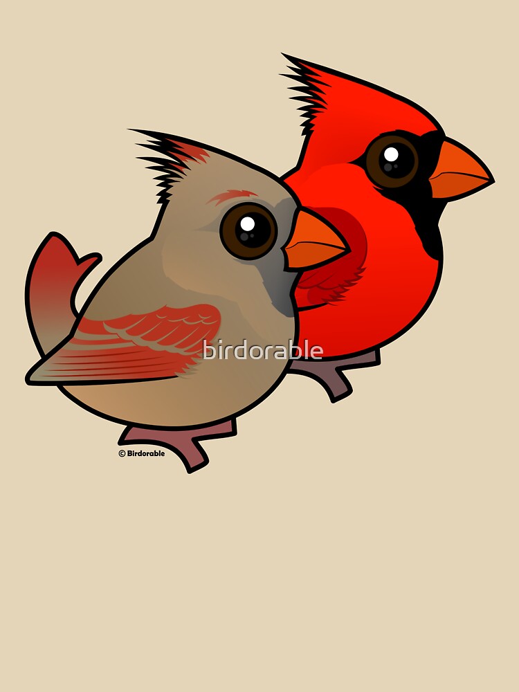 Birdorable Northern Cardinal Pair by Birdorable