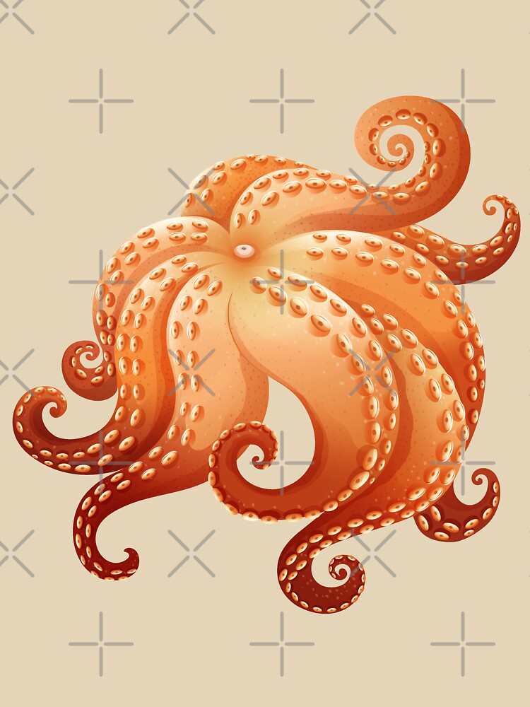 Funny Octopus Pattern, Cute Octopus Sweatshirt by Ristinga
