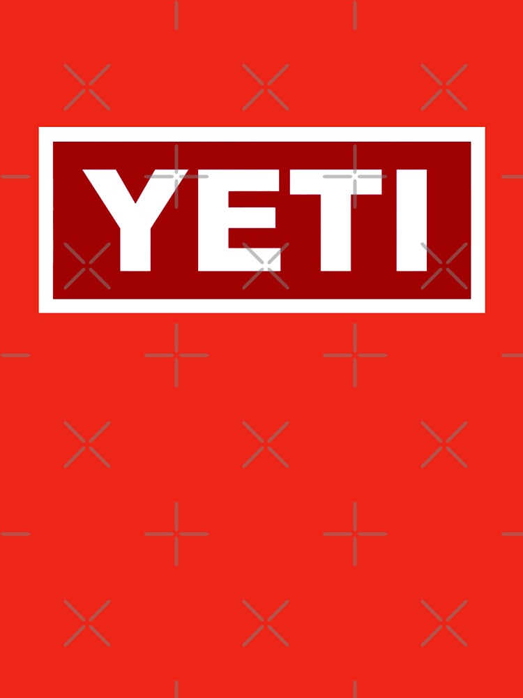 Yeti cool outdoors camping box logo red by Kludoman