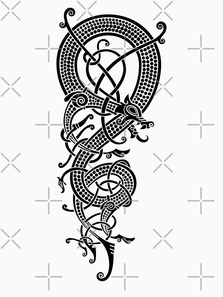 The viking dragon Fáfnir (black) by Roadkill Creations