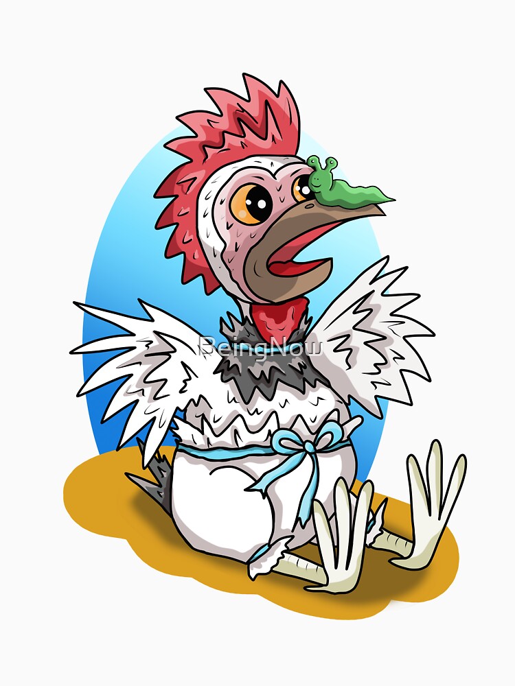 Suzie the cartoon chicken by BeingNow