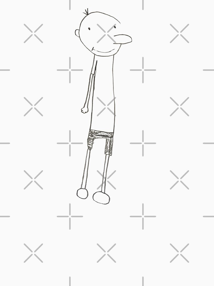 simple drawing of a boy by MyOldSketchbook