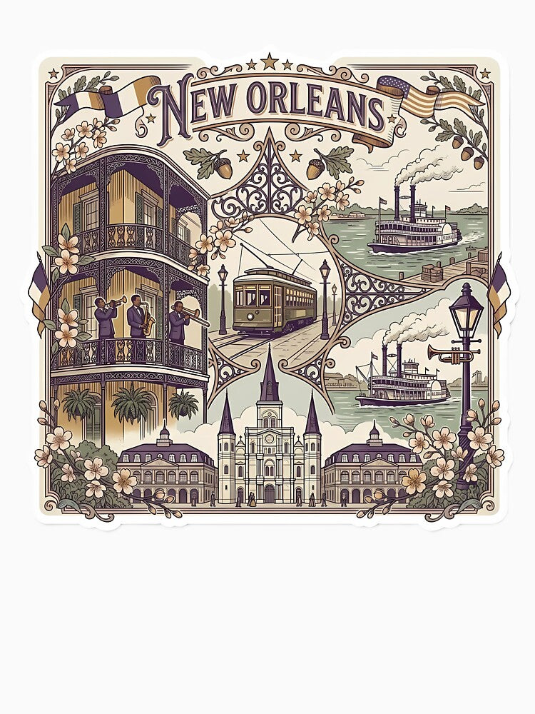 New Orleans Festival Illustrated by Alice Cristalis