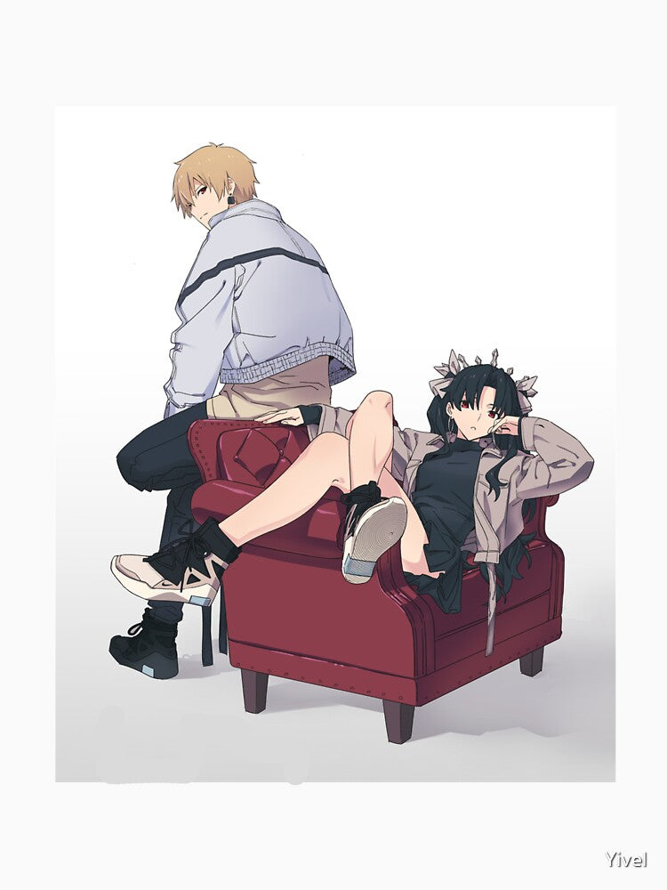 Ishtar and Gilgamesh looking cool by Yivel