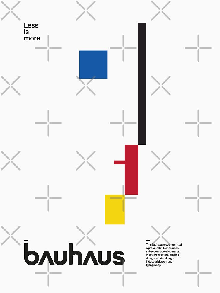 Bauhaus Print, Oskar Schlemmer Bauhaus logo, minimal modernism art, Weimar 1923, Bauhaus Exhibition print by Sub88 Studio