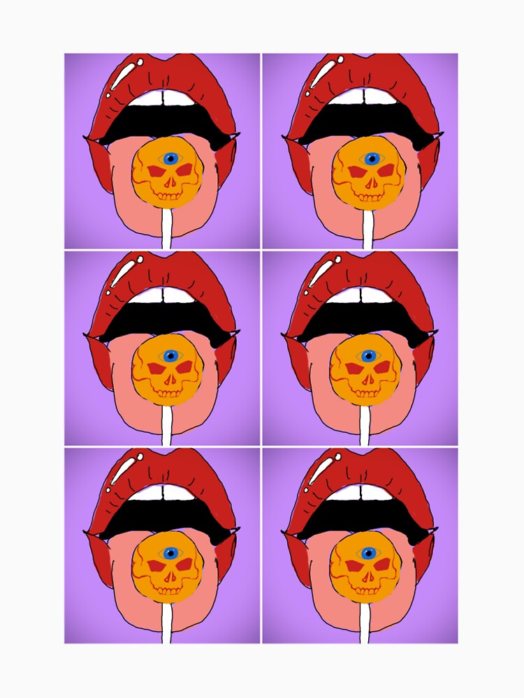 Lollipop skull grid 3 by DEAF SCUM
