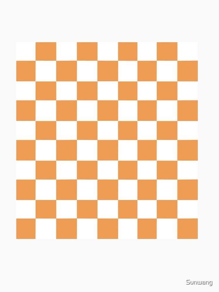 Square in orange and white by Sunwang