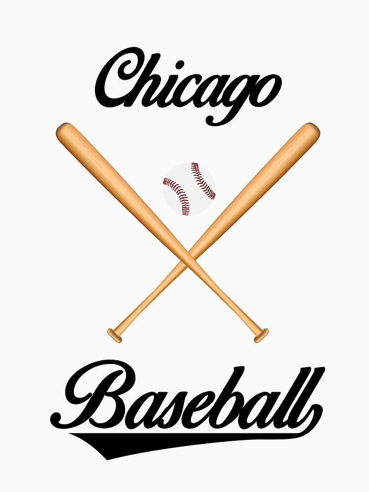 Chicago Baseball T-Shirt for Men and Women by AllStarMerch