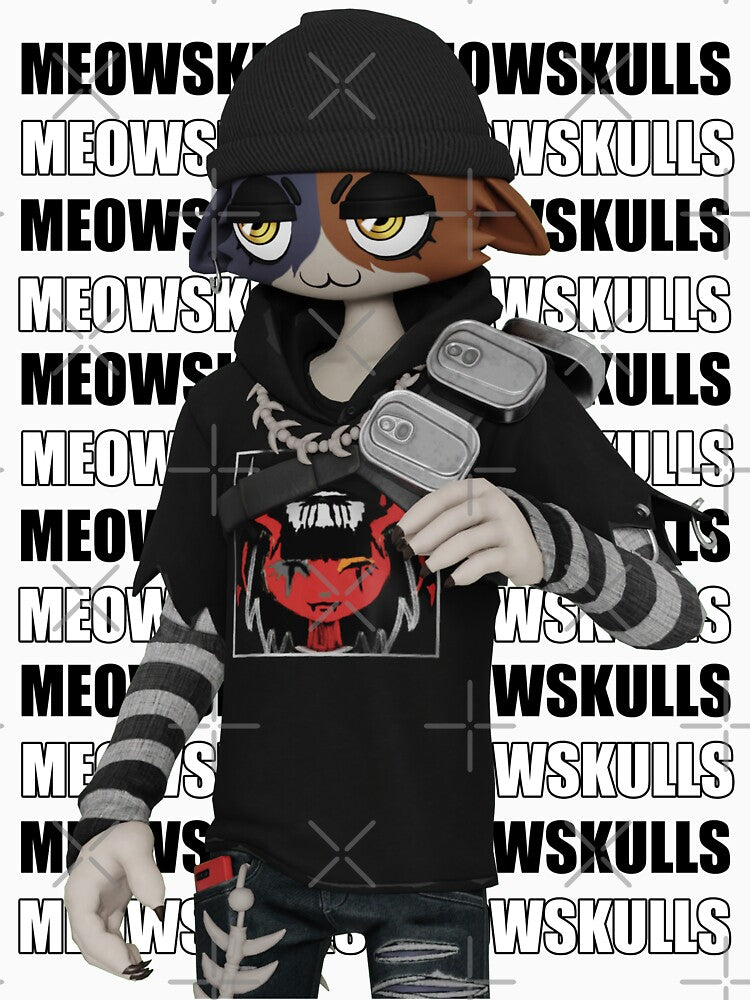 : Meow Skulls Typography by ThirstyThirst