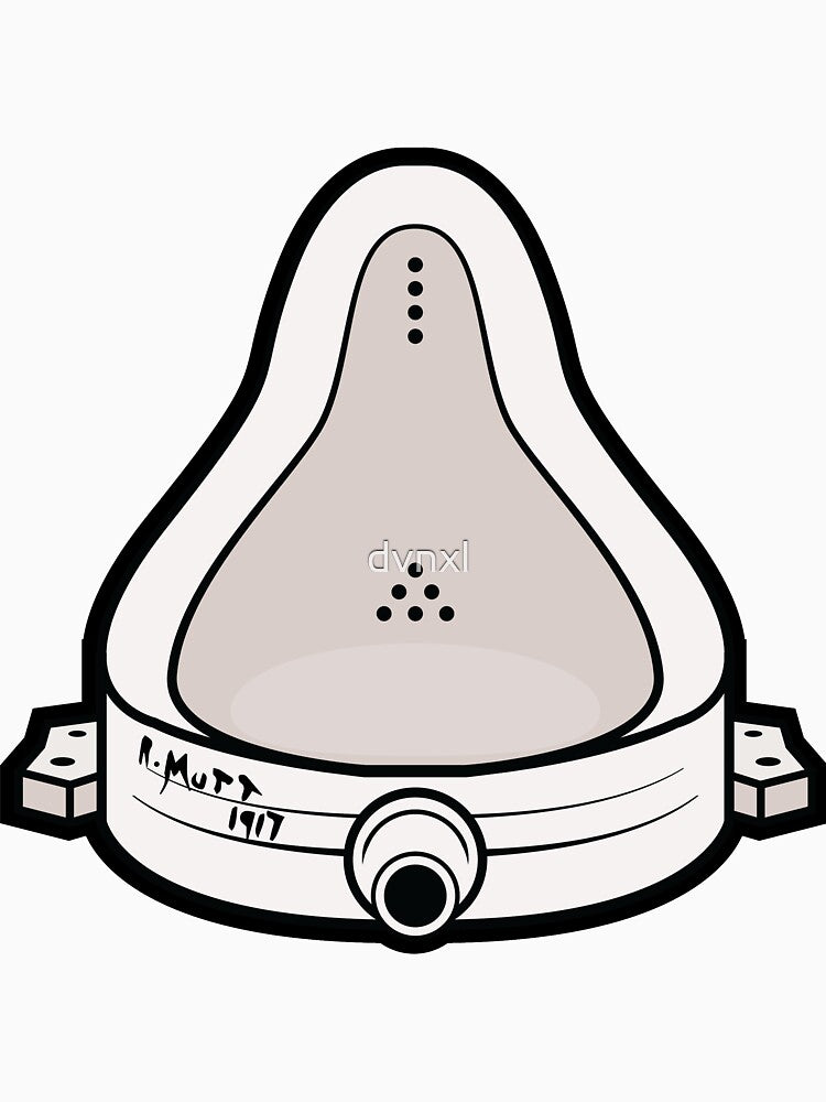 Fountain - Marcel Duchamp Urinal Illustration by dvnxl