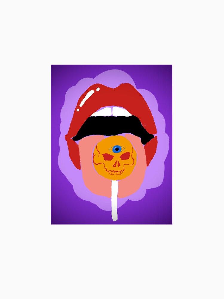 Lollipop skull no lines 4 by DEAF SCUM