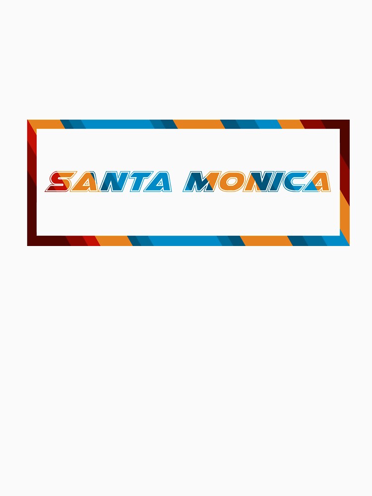 Santa Monica T-Shirt for Men and Women by AllStarMerch