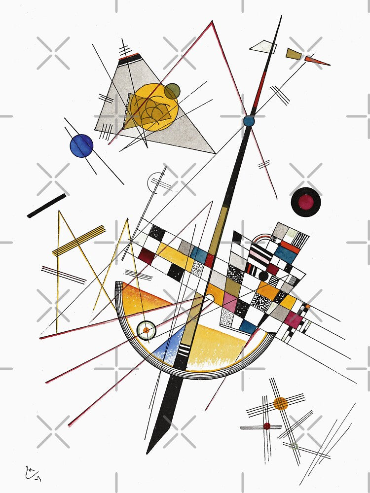 HD. Delicate Tension, by Wassily Kandinsky by MINDTHECHERRY