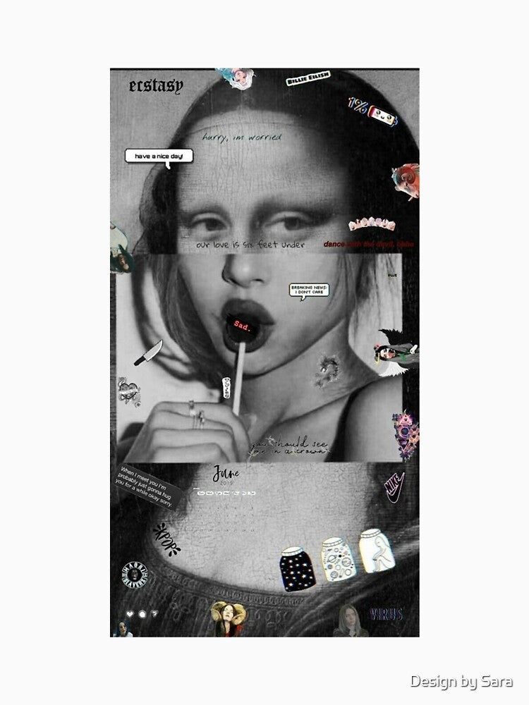 Mona Lisa vintage aesthetic by Design by Sara