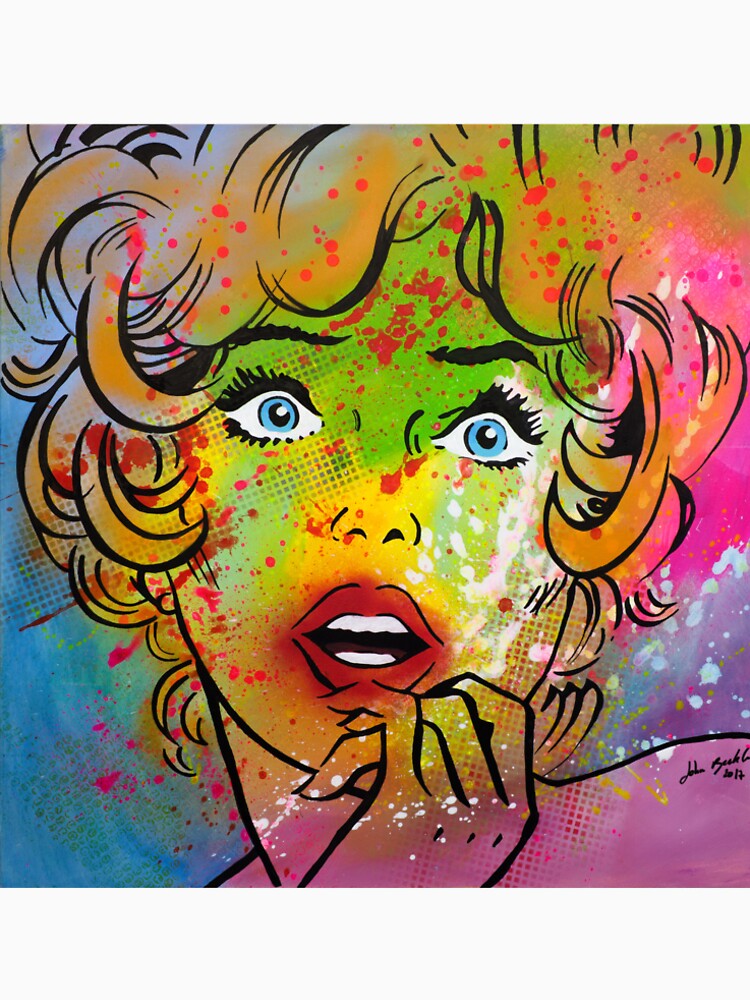 Who Is There? Pop Art Painting by JohnBeckley