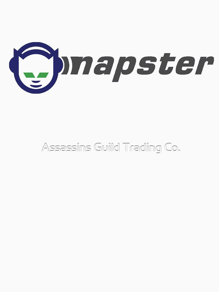 Retro Napster Logo T-Shirt – The Internet Revolution Returns by Assassins Guild Trading Co.