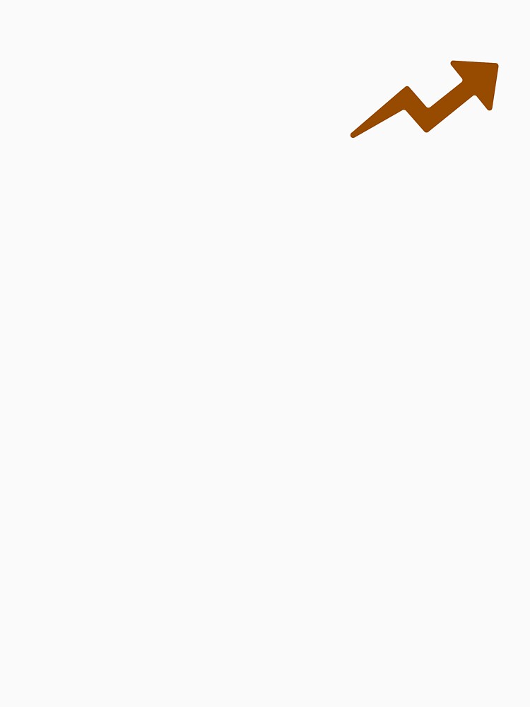 TRENDING UP ARROW (BROWN) by Top10Designs