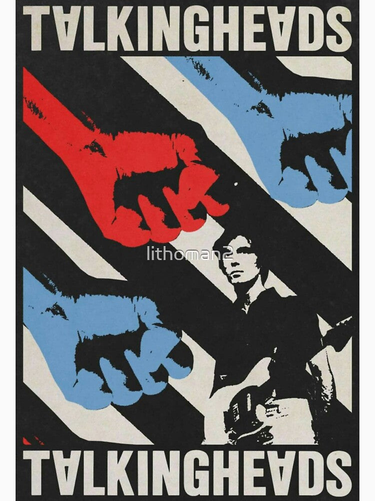 Talking Heads Concert Graphic by lithoman2