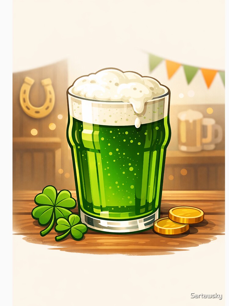 St. Patrick's Day Green Beer by Sartawsky