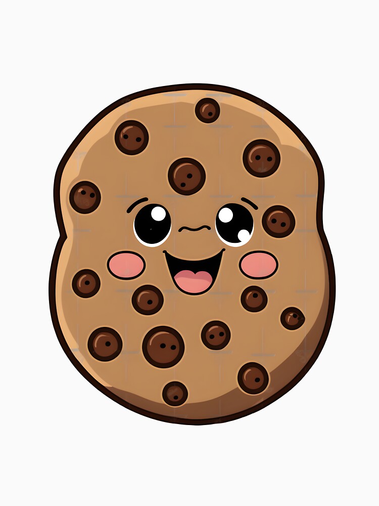 kawaii chocolate chip cookie by R.L cases and stickers
