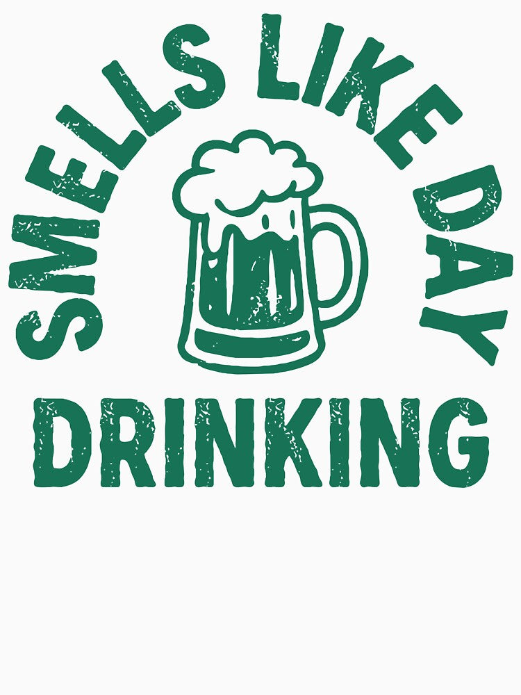 Smells Like Day Drinking – Retro Beer Badge T-Shirt by Slaw-Creation