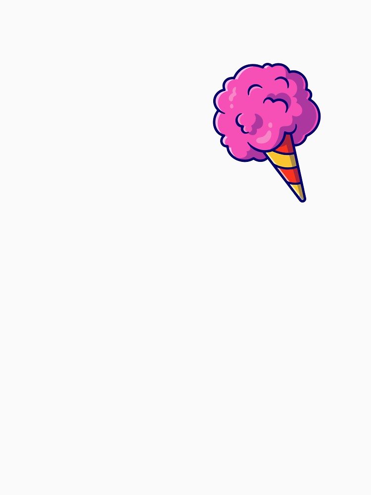 Kawaii Pink Cotton Candy Unicorn Horn Sticker by mbtikt