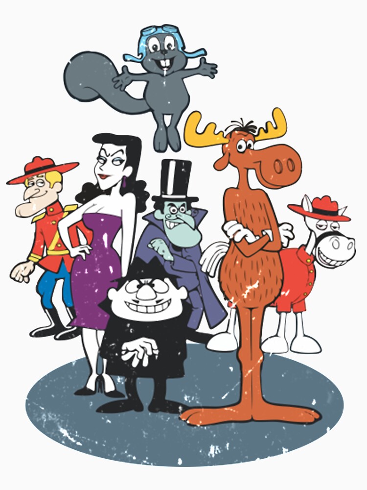 Rocky And Bullwinkle by btuians