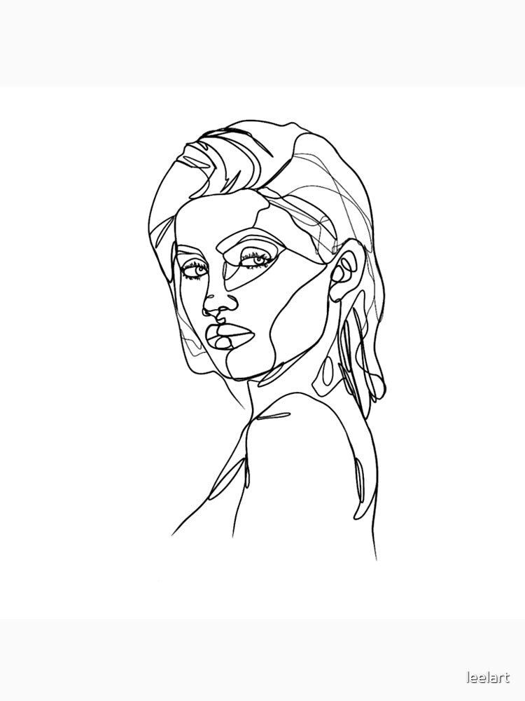 Printable one-line artwork by leelart