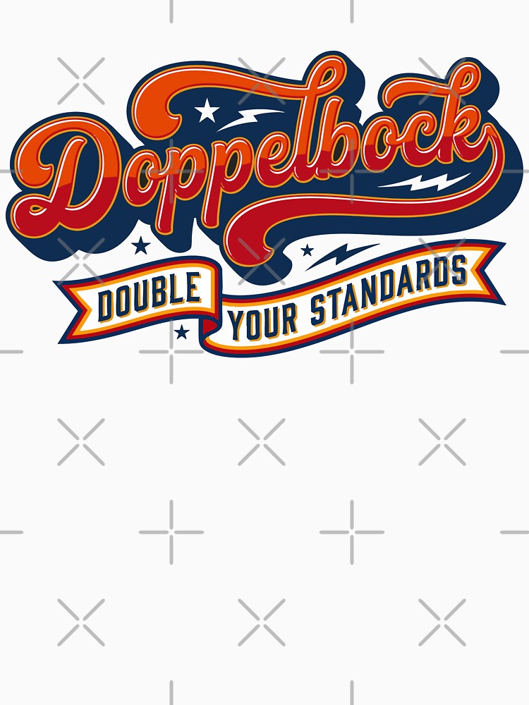 Double Your Standards Funny Doppelbock Beer Gift by Cozy-Old-Pub