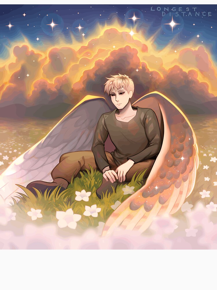 Angel Boy in Golden Clouds by TomatiLove