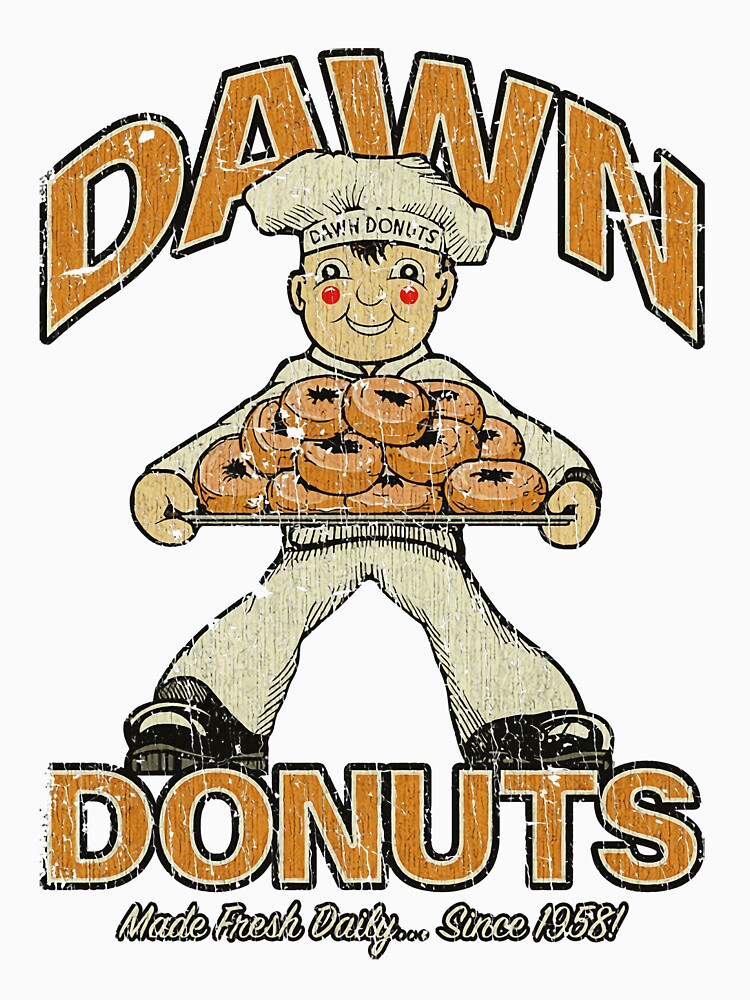 Flint Michigan Dawn Donuts 1958 by LenHiller