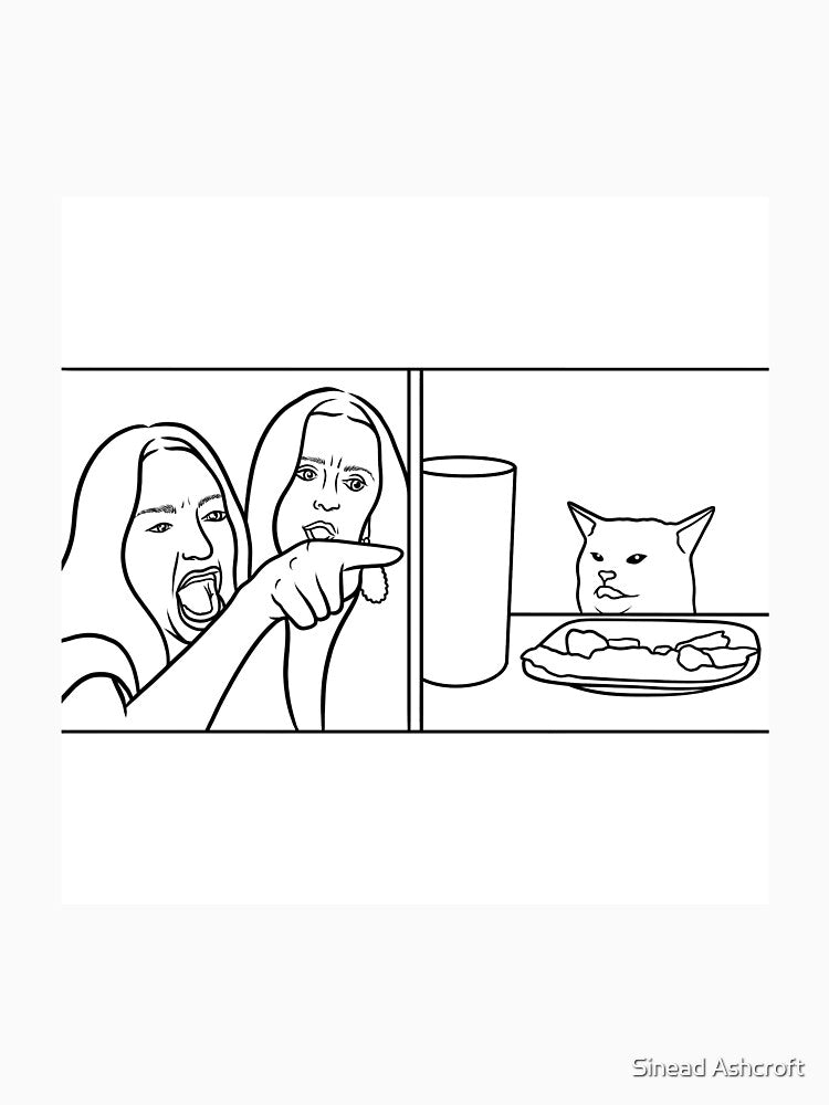 Screaming Cat - Real Housewives of Beverley Hills Meme - Angry Cat by Sinead Ashcroft