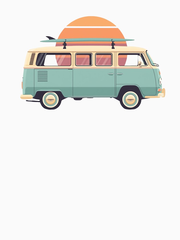 Retro Surf Van by garts