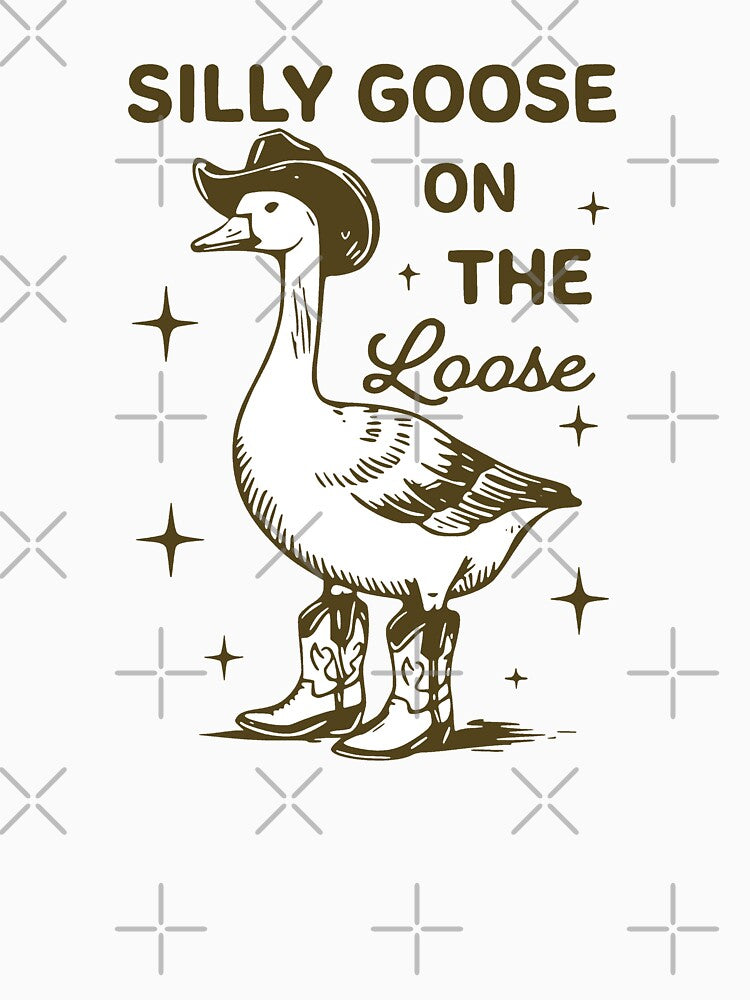 Silly Goose On The Loose Funny Saying by nor-my