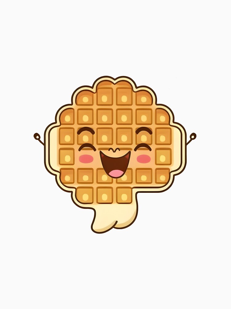 kawaii cute waffle by R.L cases and stickers