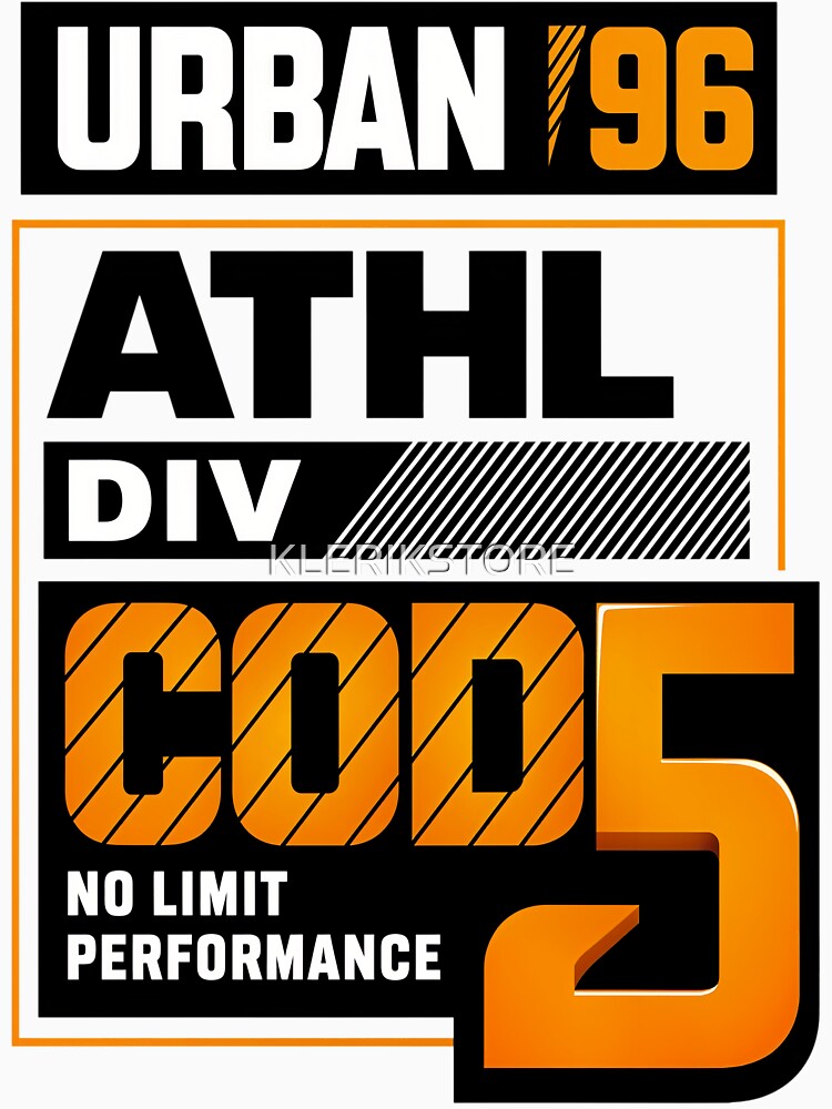 Urban 96 No Limit Performance Cod 5 by KLERIKSTORE