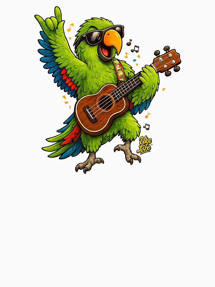 Uke Life Parrot – Life of the Party by Ukulele Gent