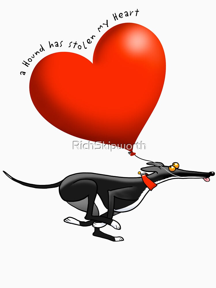 Stolen Heart - black hound by RichSkipworth
