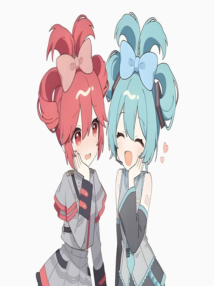 Kasane teto x miku by RadiantGraphics
