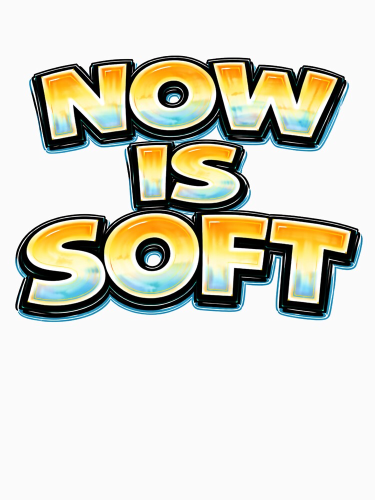 Now Is Soft – hand drawn childlike typography by Mac Sketches