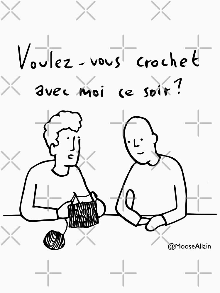 Voulez-vous crochet avec moi ce soir? by worldofmoose