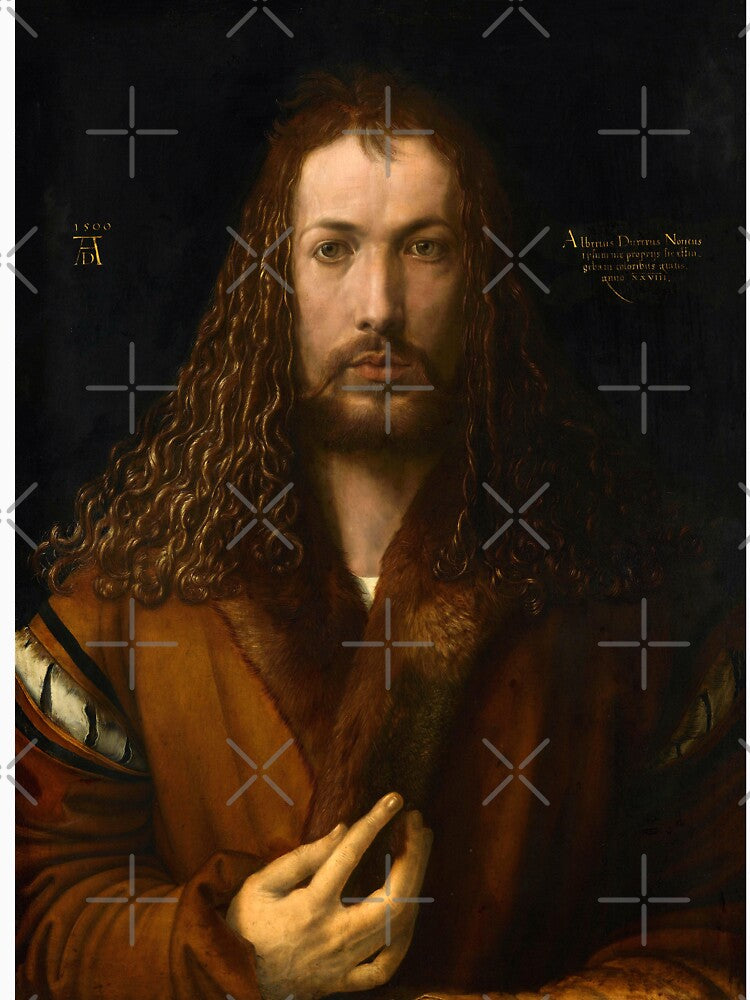 Albrecht Dürer "Self-portrait at 28 years" by Alexandra Dahl