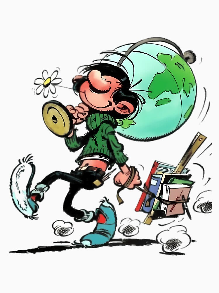 Gaston Lagaffe Kid Cartoon by MEDI SHOP