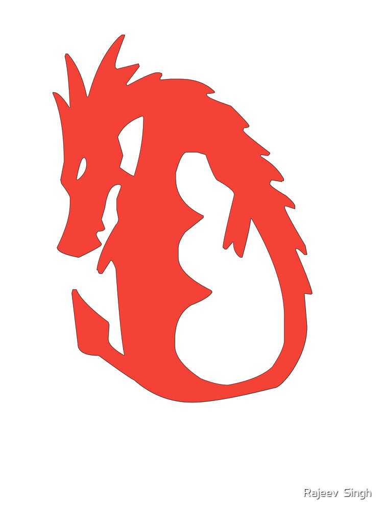 Dragon Initial Monogram D by Rajeev  Singh